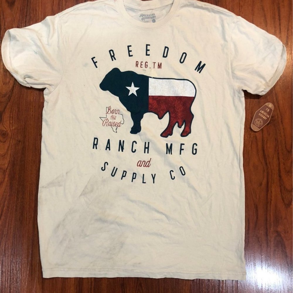 AMERICAN HIGHWAY 73 TEE SZ XL RANCH MFG